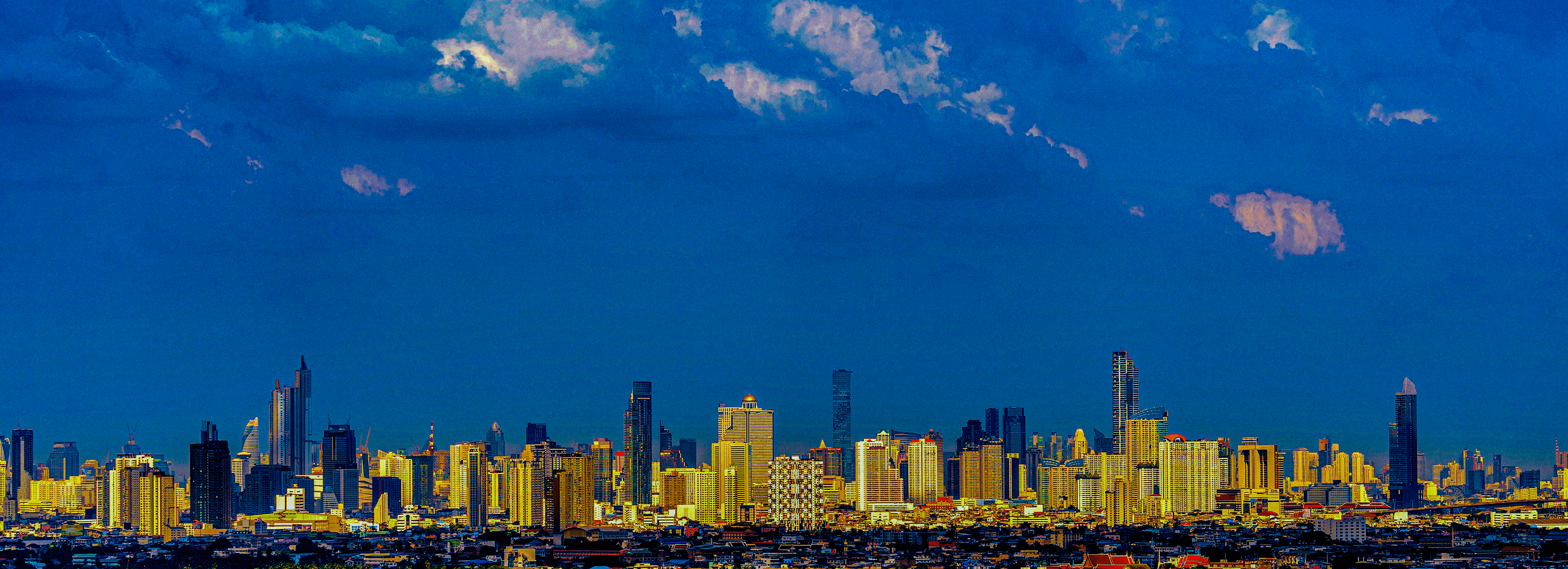 Ibadan cityscape background